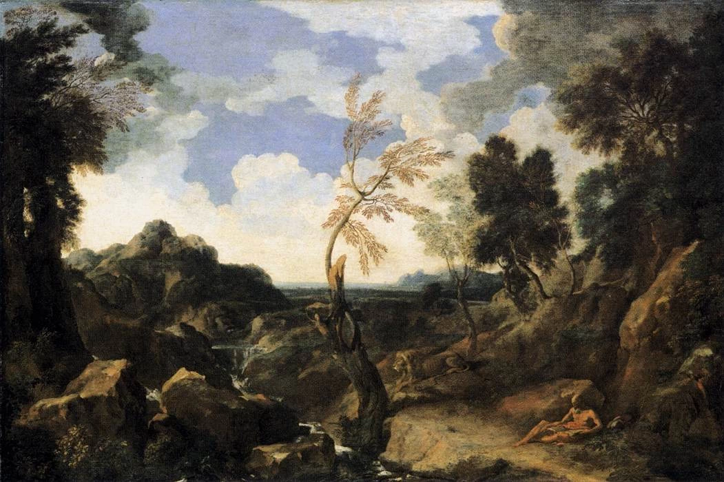 Paesaggio con san Girolamo e il leone - Museum of Fine Arts, Boston